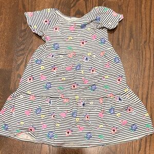 NWOT Striped Floral Kids Dress